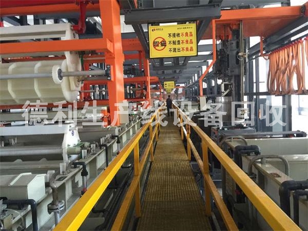 镀锌厂生产线设备回收，镀锌流水线回收商家